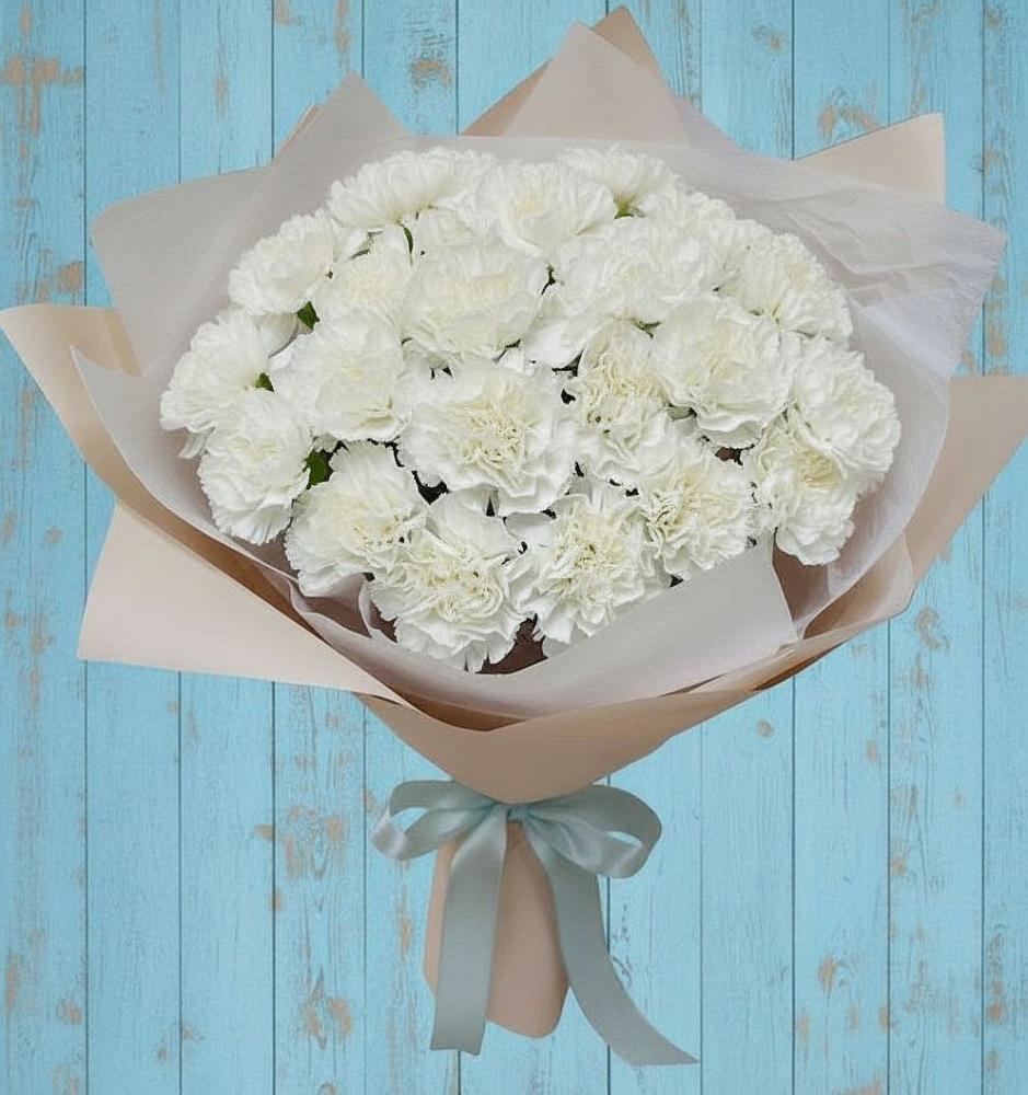 Букет цветов из: Гвоздики в Артём