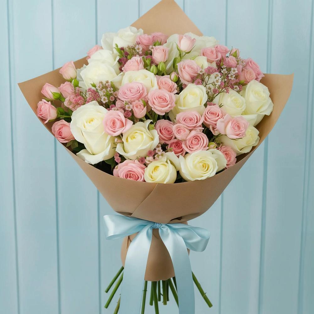 Букет цветов из: Розы в Артём