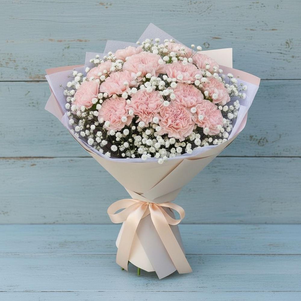 Букет цветов из: Гвоздики в Артём