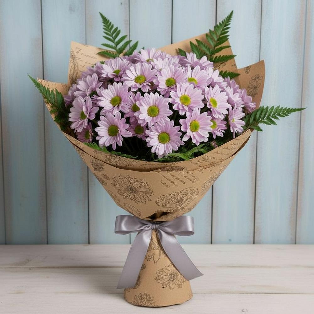 Букет цветов из: Хризантемы в Артём