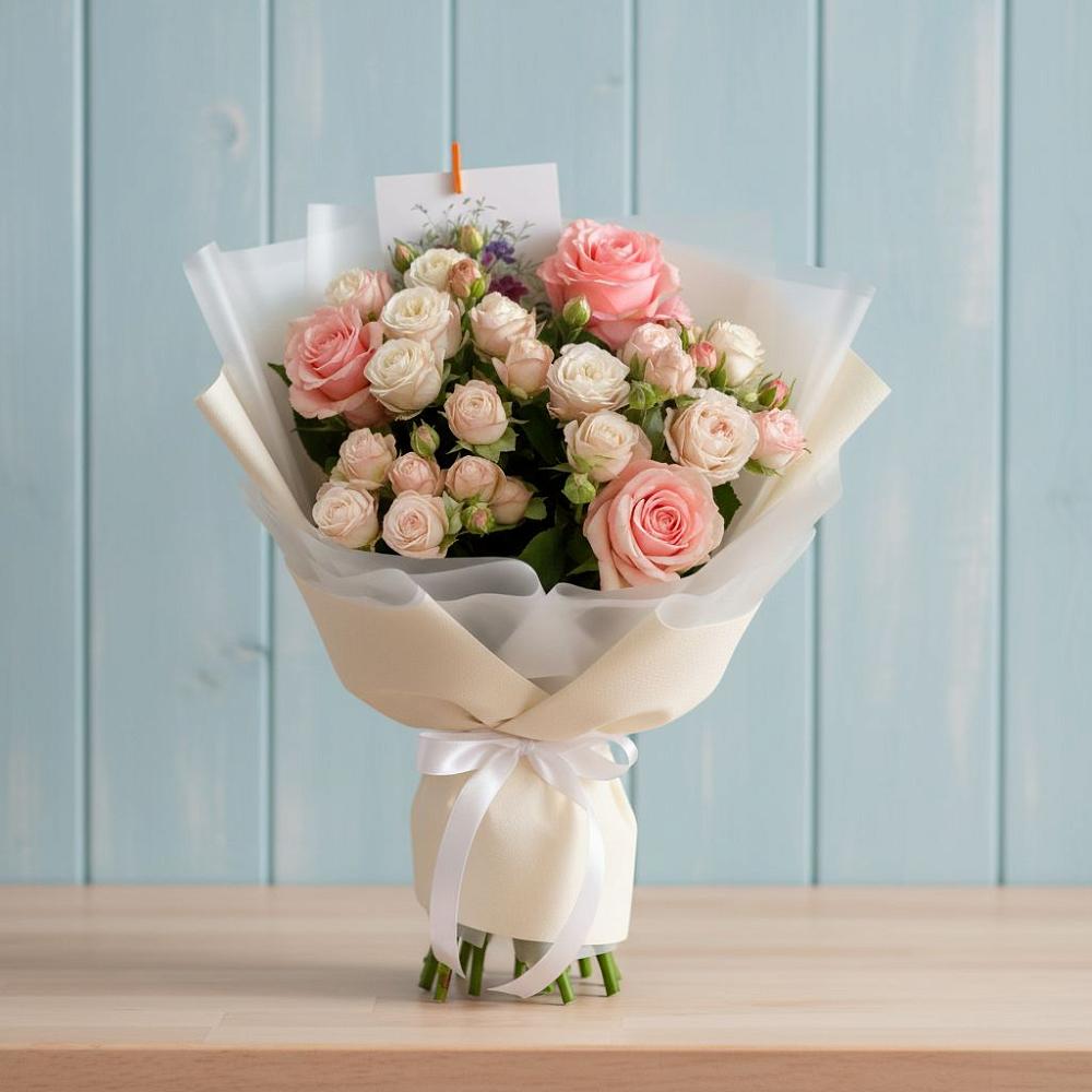 Букет цветов из: Розы в Артём