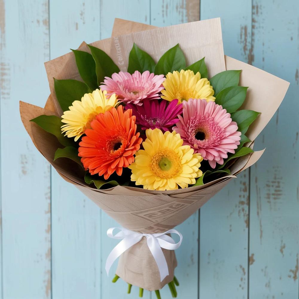 Букет цветов из: Герберы в Артём