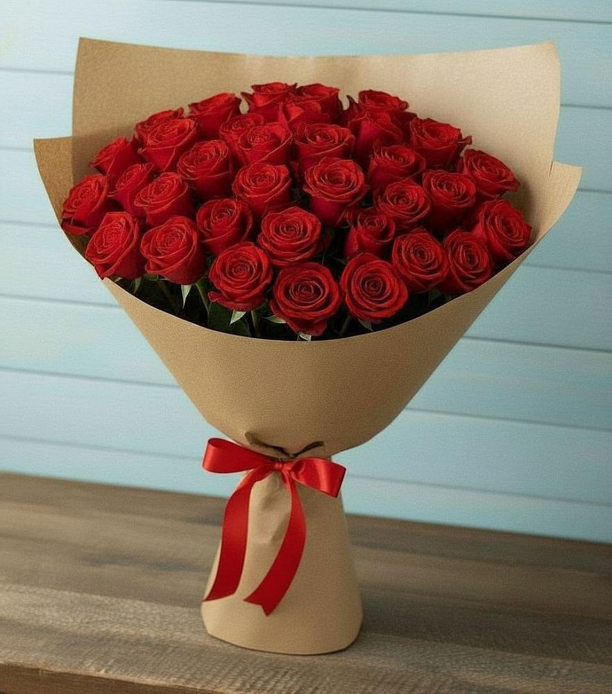 Букет Красные розы Милано в Артём