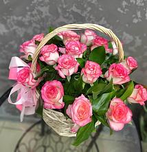Цветочная композиция из Розы в корзине #REPLACE_PRED# Артём