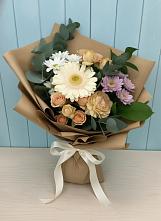 Букет цветов из:  Герберы и Хризантемы в Артём