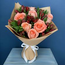 Букет цветов из:  Розы и Альстромерии #REPLACE_PRED# Артём