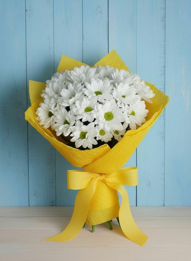 Букет цветов из: Хризантемы в Артём