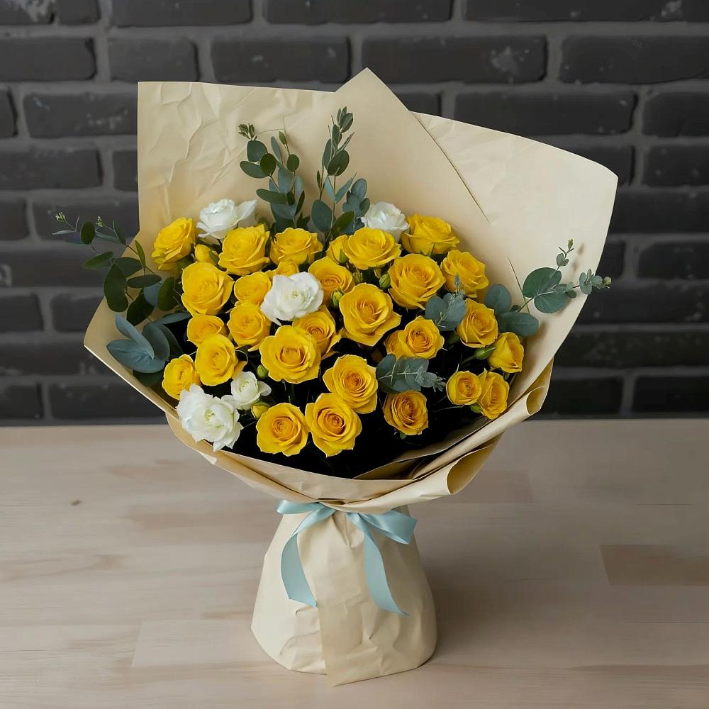 Букет цветов из: Розы в Артём