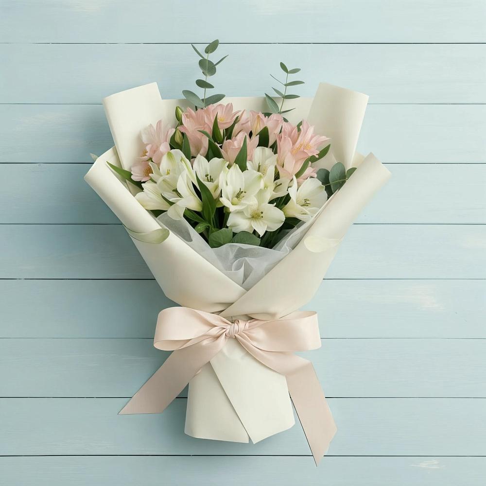 Букет цветов из: Альстромерии в Артём