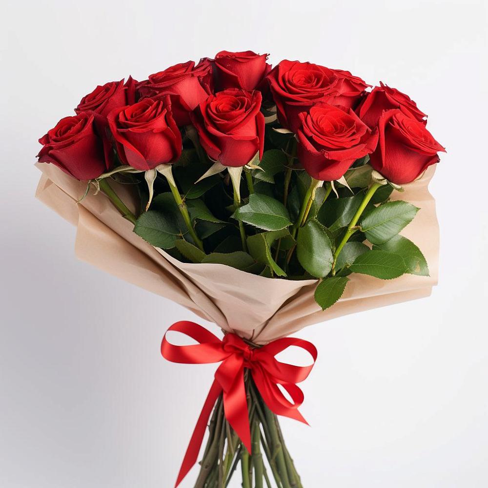 Букет 11 Красных роз Эдлесс Лав в Артём