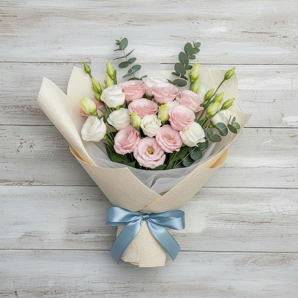 Букет цветов из: Лизиантусы в Артём